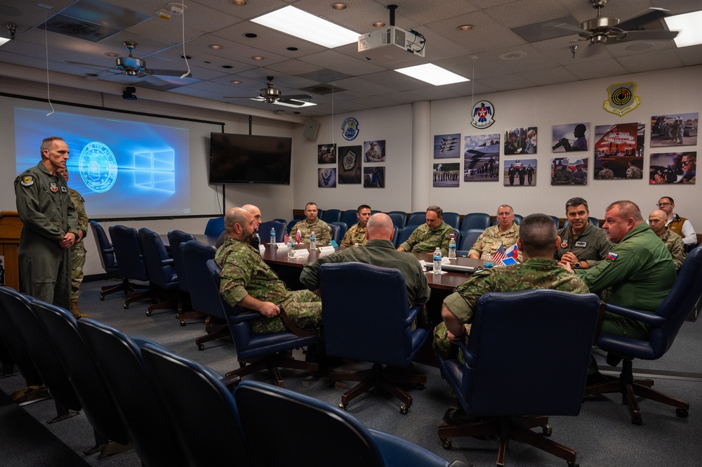 Slovak Air Force commander visits Nellis AFB