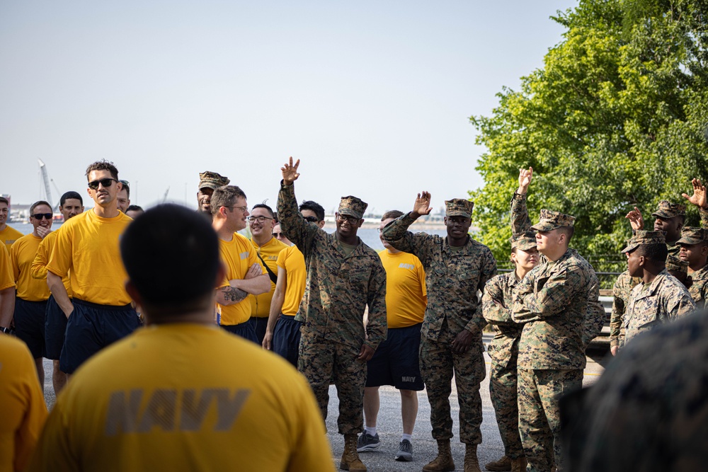 Fort McHenry Clean Up During MDFW2024