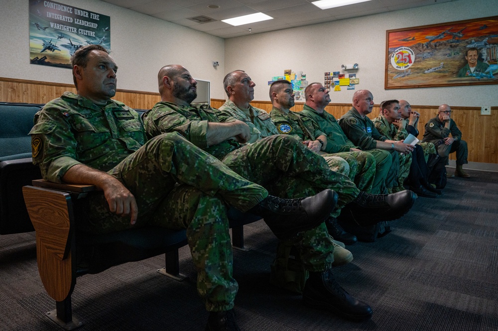 Slovak Air Force commander visits Nellis AFB