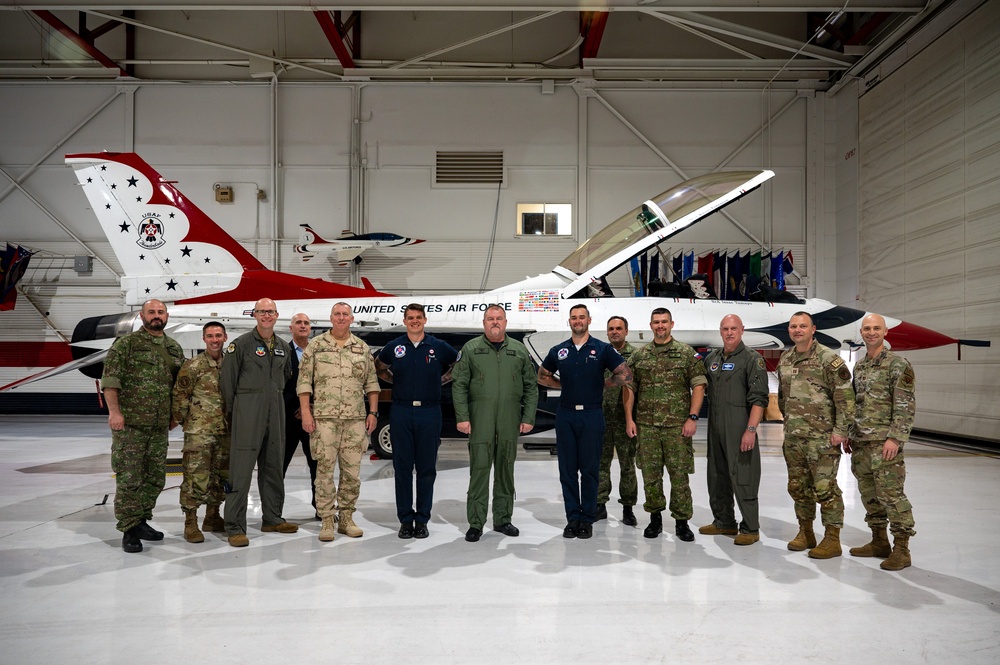 Slovak Air Force commander visits Nellis AFB