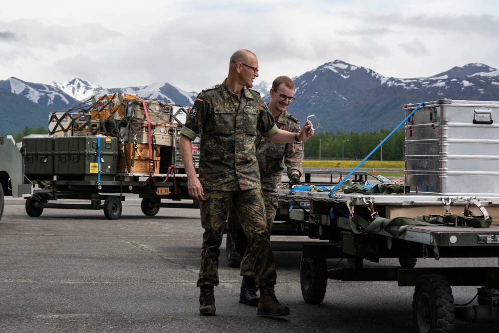 German Air Force Soldiers arrive for Pacific Skies 24