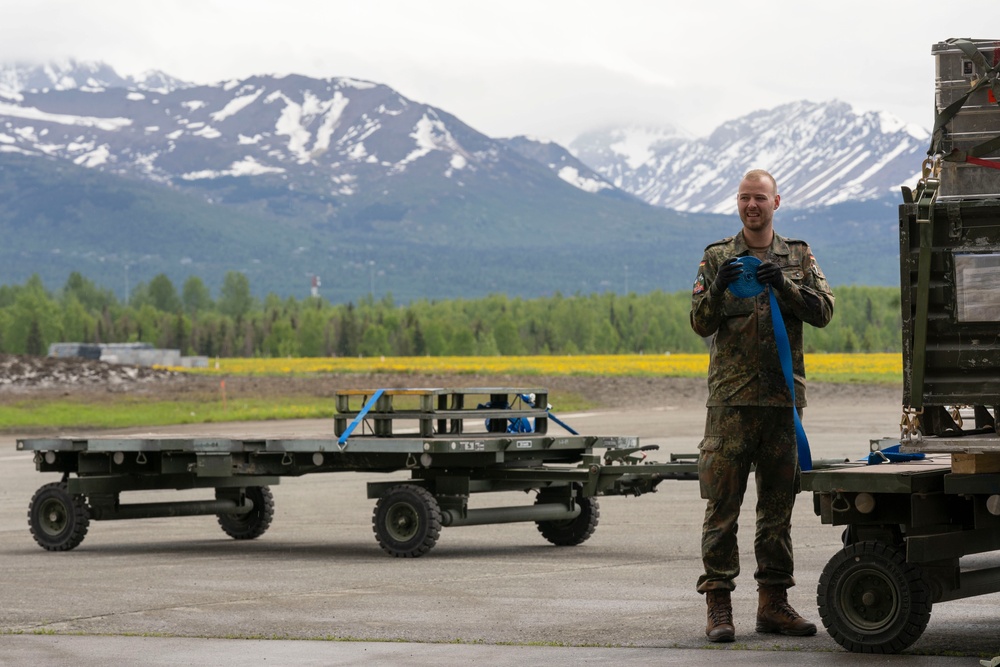 German Air Force Soldiers arrive for Pacific Skies 24