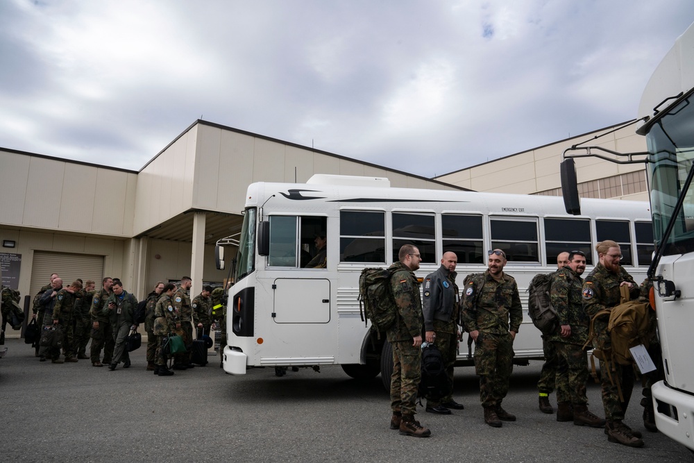 German Air Force Soldiers arrive for Pacific Skies 24