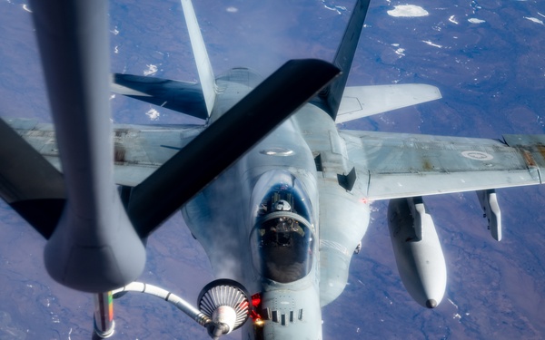 NORAD Fighters Fly Over Arctic Ocean