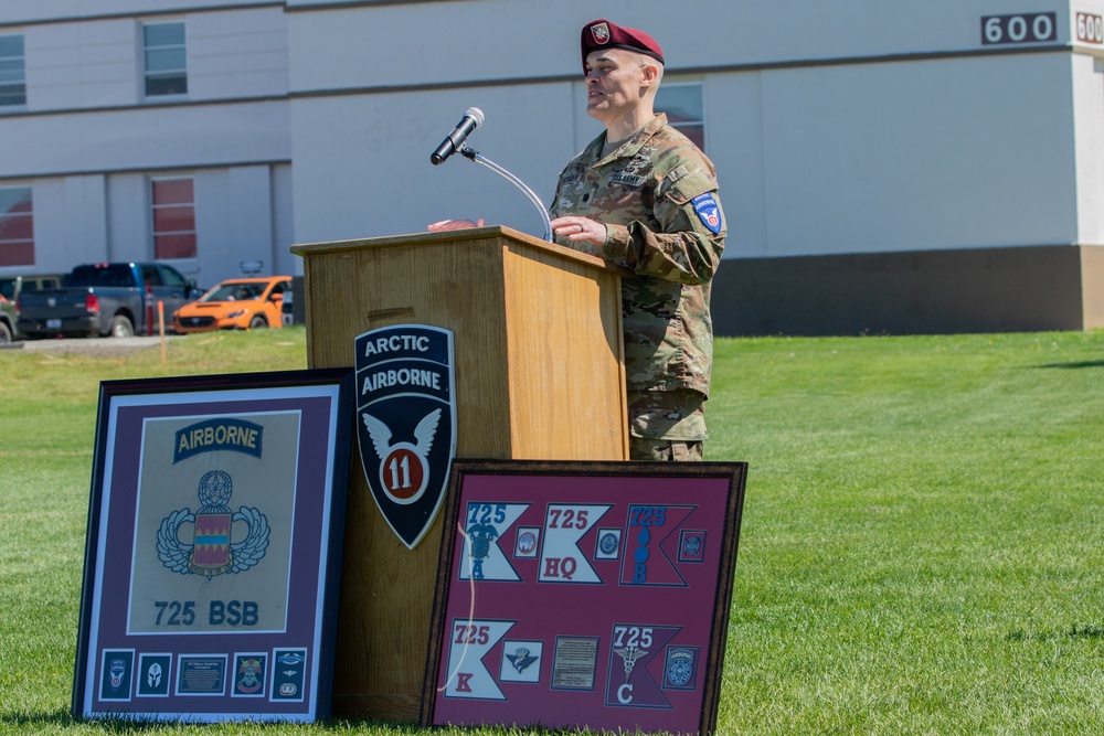 725th BSB Change of Command