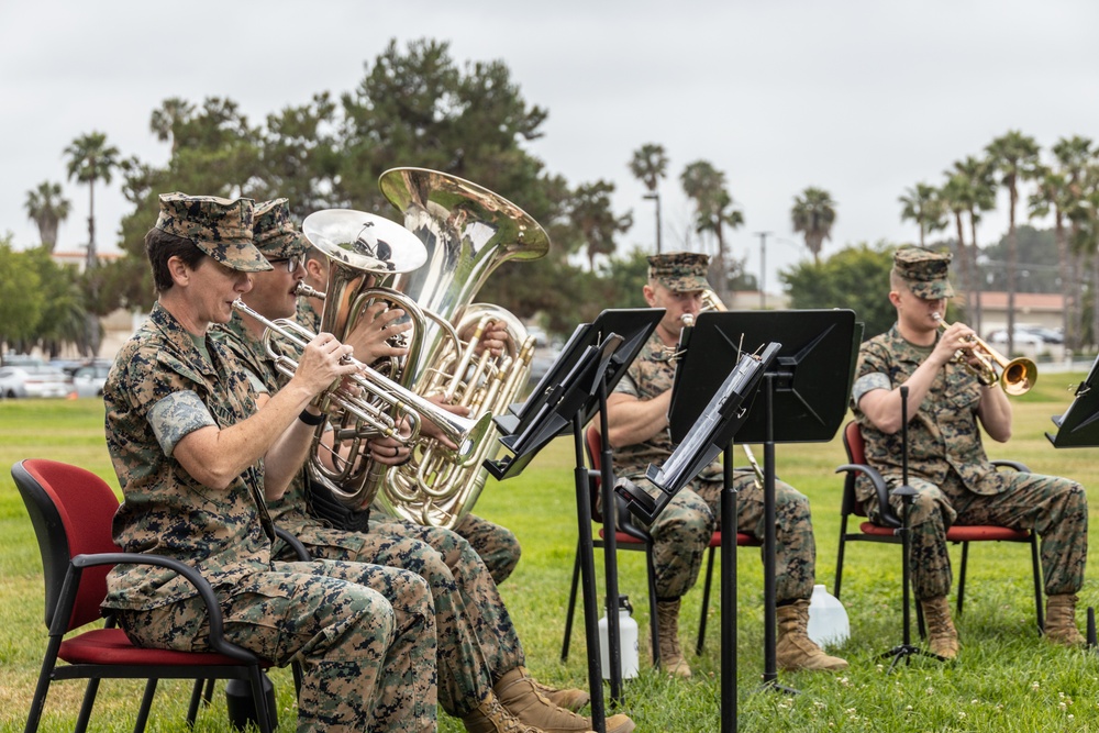 1st Network Bn. Change of Command