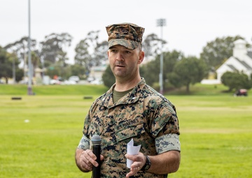 1st Network Bn. Change of Command