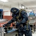 An EOD Technician Preps A Workspace While Responding to an Improvised Explosive Device Drill