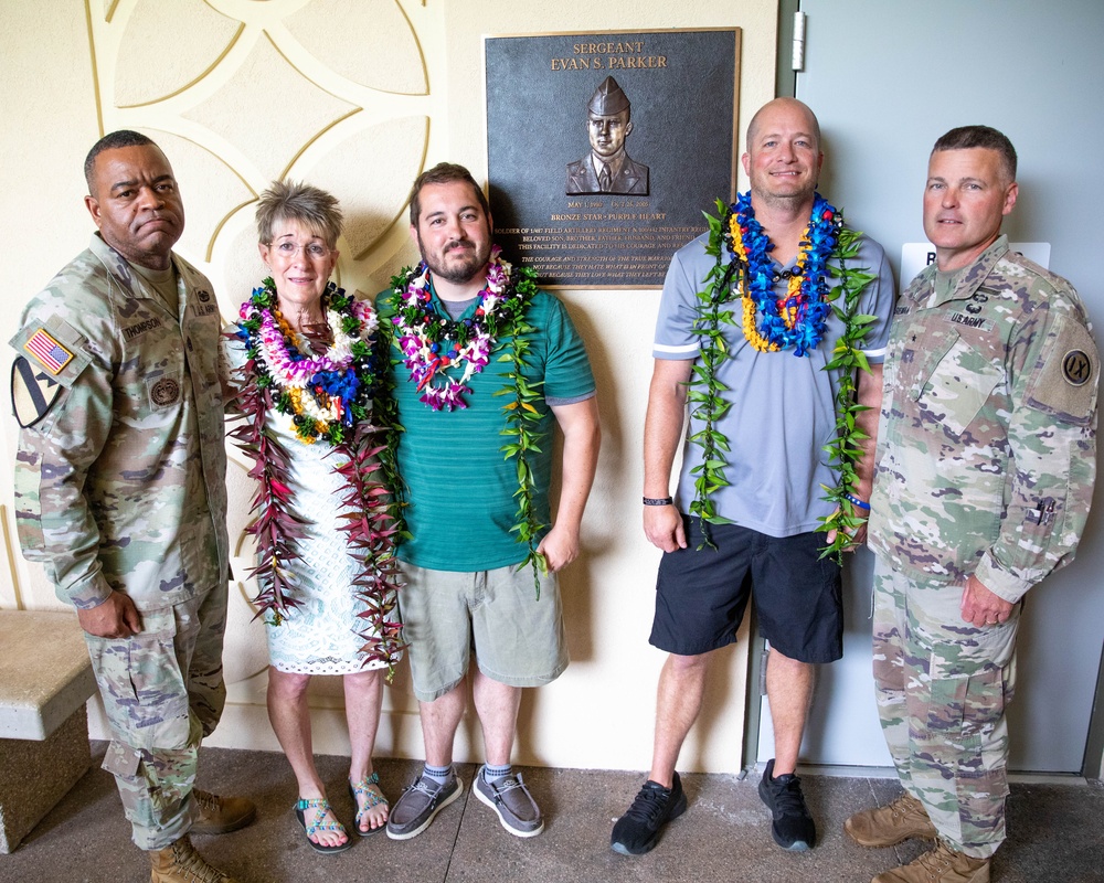 9th MSC Dedicates Joint Operations Center in Honor of SGT Evan S. Parker