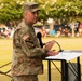 Dogface Soldiers attend a Marne Tattoo ceremony as part of Salute to Summer 2024
