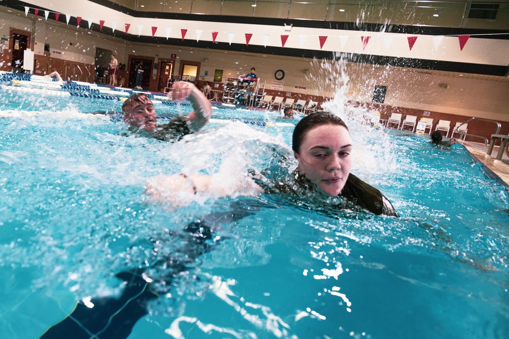 MARFORK Marines conduct amphibious-based physical training