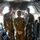 Pfc stands with command in C-17 cockpit Pfc stands with command in C-17 cockpit