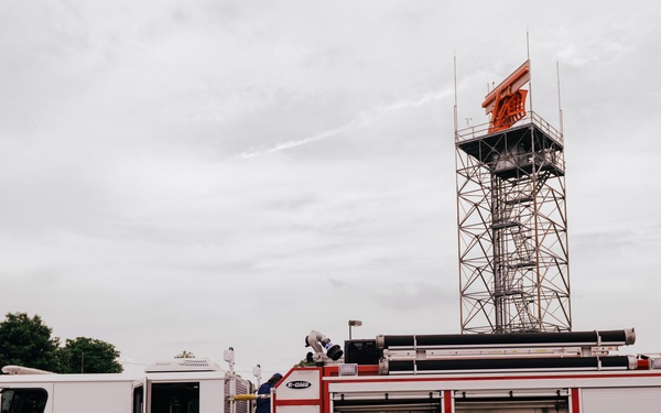 The 139th fire &amp; emergency services team execute live fire training