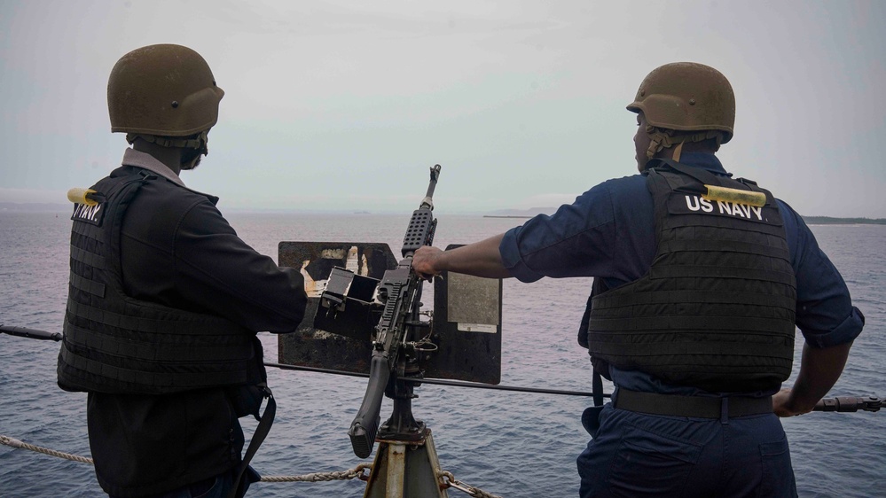 240618 – USS Harpers Ferry Makes Port in Okinawa, Japan