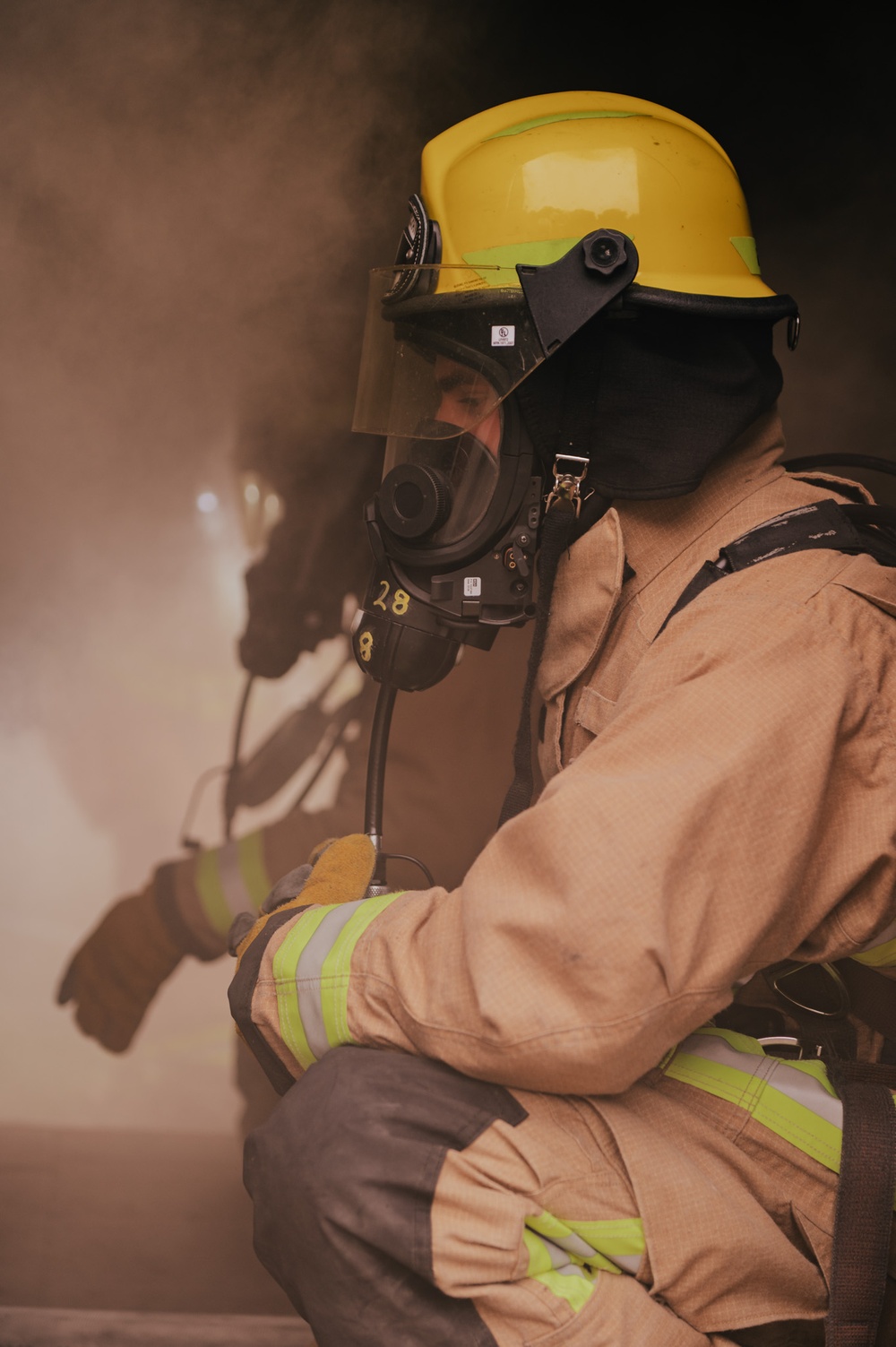 The 139th fire &amp; emergency services team execute live fire training