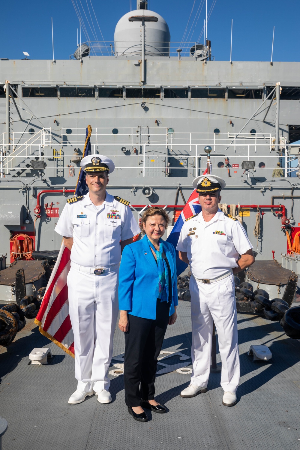 Emory S. Land Hosts Media Availability in Cairns, Queensland, Australia