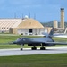 37th Expeditionary Bomb Squadron B-1B Lancers returns from a training mission during BTF 24-6