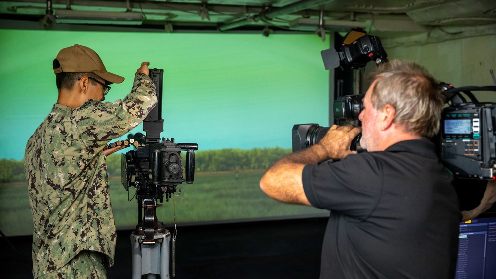 Emory S. Land Hosts Media Availability in Cairns, Queensland, Australia