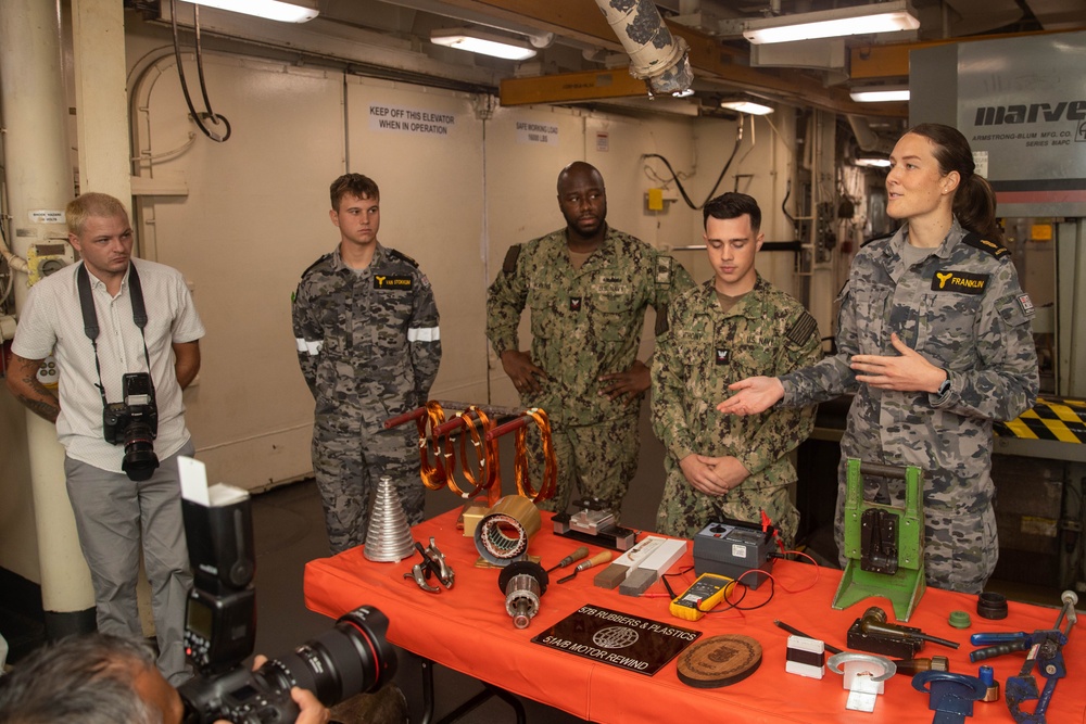 Emory S. Land Hosts Media Availability in Cairns, Queensland, Australia