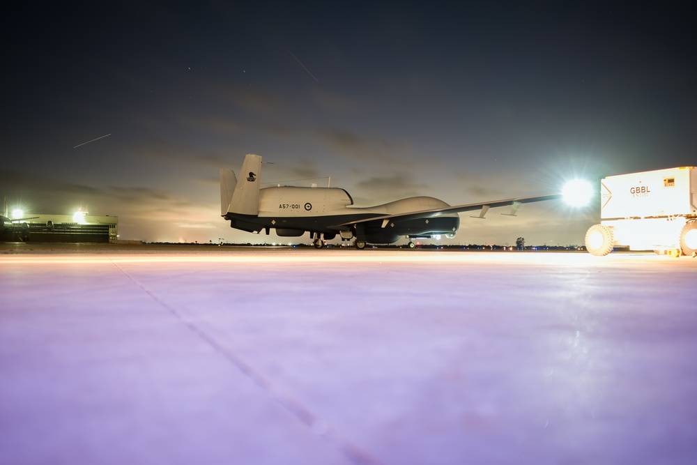 Australia’s first multi-intelligence MQ-4C Triton visits NBVC Point Mugu