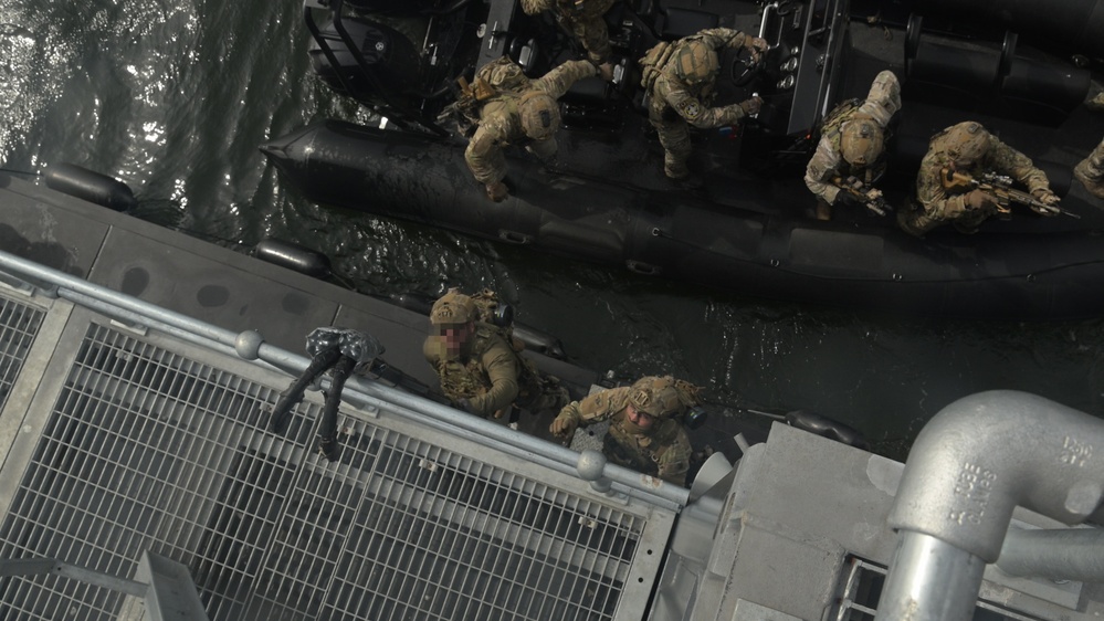 Special Operations performs nautical assault training at Trojan Footprint 24