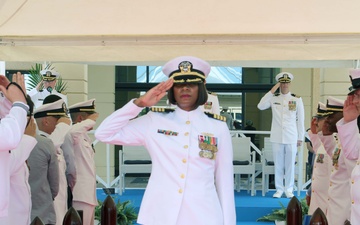 Captain Raynese Roberts assumes command at Navy Medicine Readiness and Training Command, Naval Hospital Naples