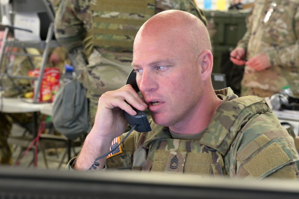 38th Infantry Division soldiers create one sound heading into Middle East deployment