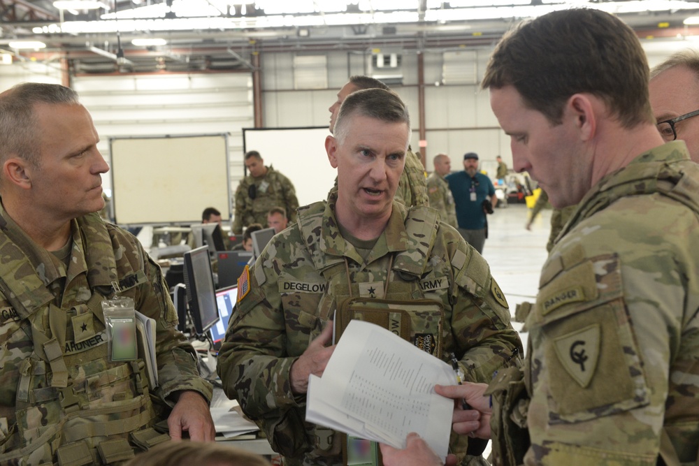 38th Infantry Division soldiers create one sound heading into Middle East deployment