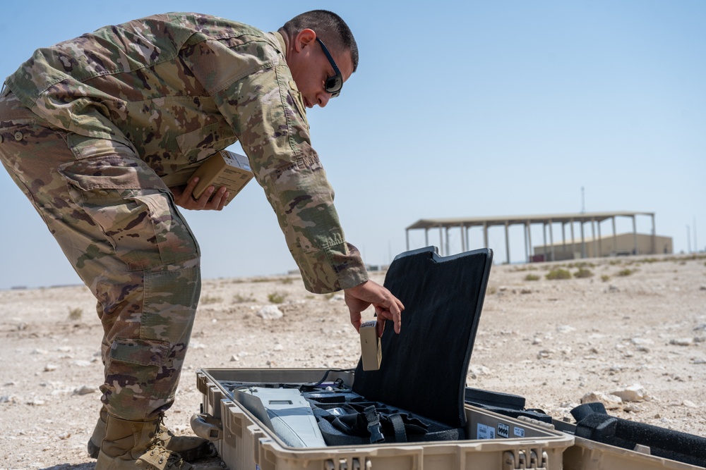 379th ESFS defenders showcase RQ-20 Puma proficiency