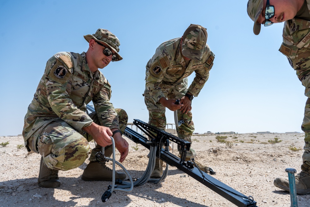 379th ESFS defenders showcase RQ-20 Puma proficiency