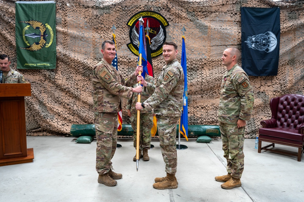 The 435th SFS welcome new commander