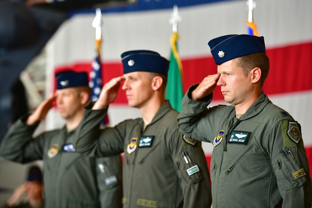 555th Fighter Squadron Change of Command