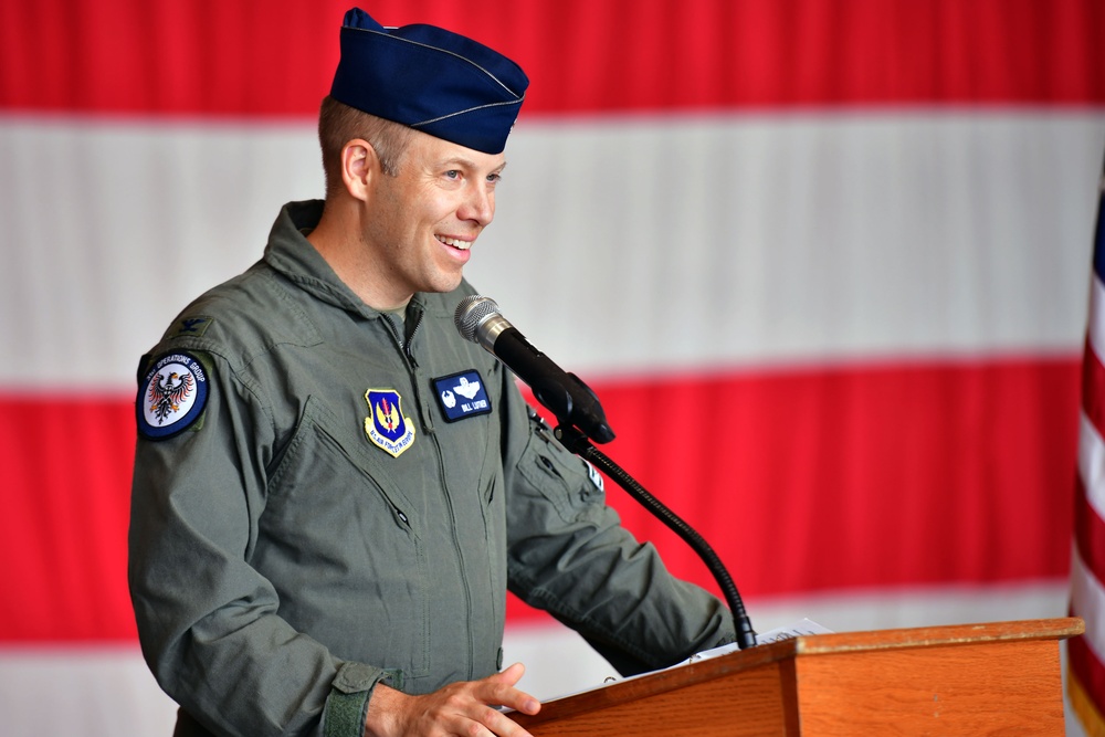 555th Fighter Squadron Change of Command