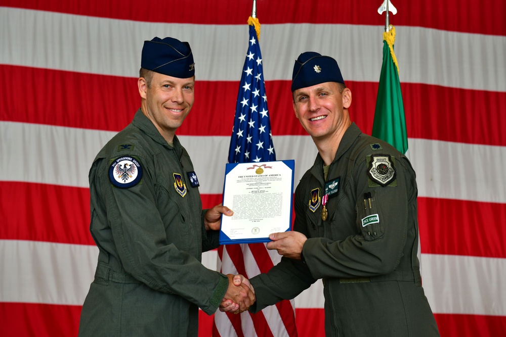 555th Fighter Squadron Change of Command