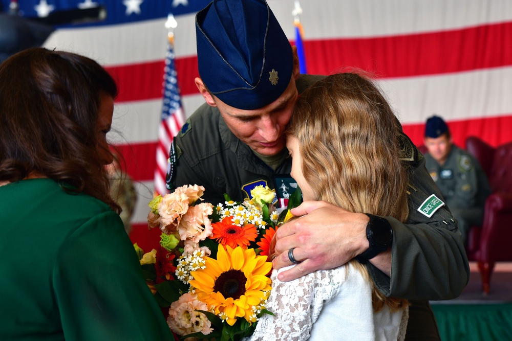 555th Fighter Squadron Change of Command