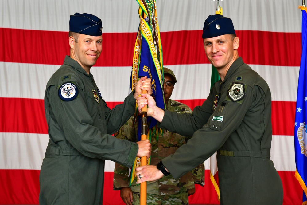 555th Fighter Squadron Change of Command