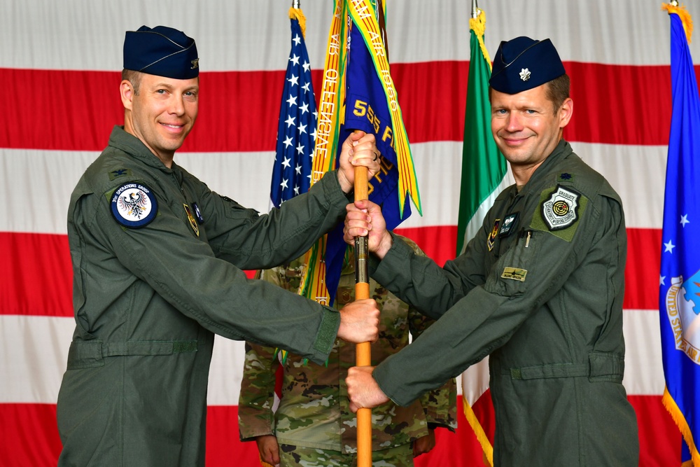 555th Fighter Squadron Change of Command