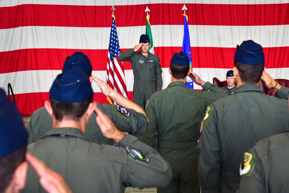 555th Fighter Squadron Change of Command