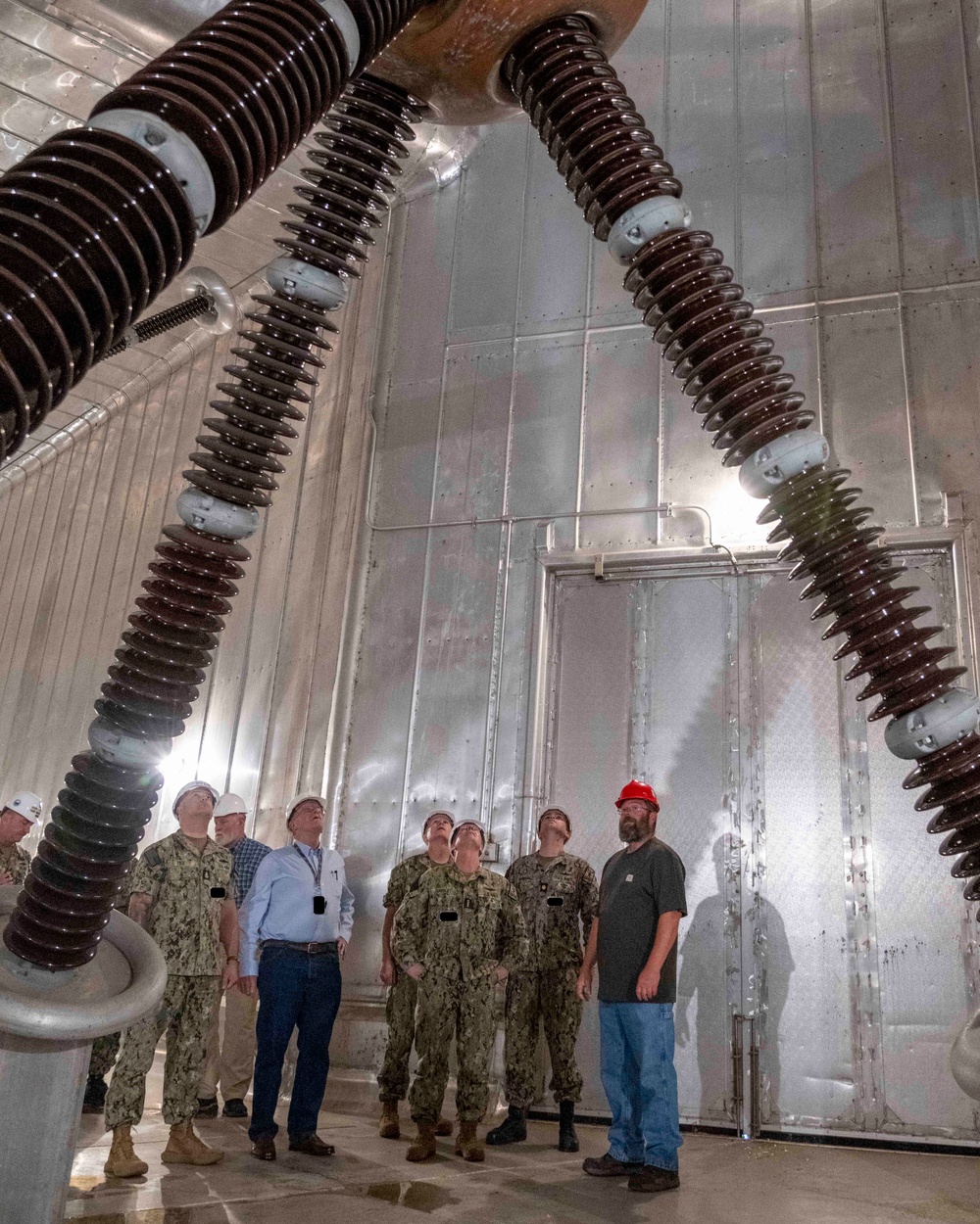 Adm. Caudle Visits NCTS Det. Cutler, Maine