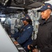USS Ronald Reagan (CVN 76) Sailors stand watch  in the pilot house