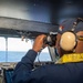 USS Ronald Reagan (CVN 76) Sailors stand watch  in the pilot house