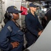 USS Ronald Reagan (CVN 76) Sailors stand watch  in the pilot house