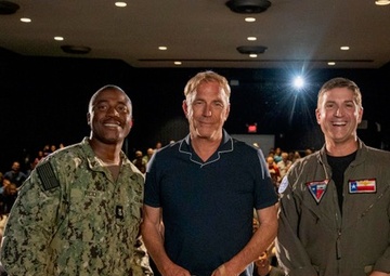 Kevin Costner visits NAS JRB Fort Worth