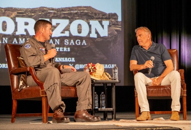 Kevin Costner visits NAS JRB Fort Worth