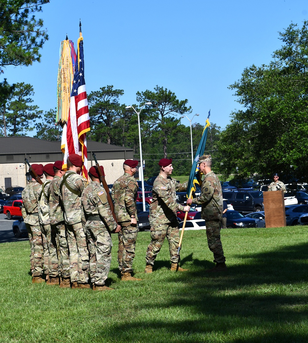 Maj. Gen. Gardner bids farewell to Fort Johnson