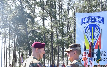 Maj. Gen. Gardner bids farewell to Fort Johnson