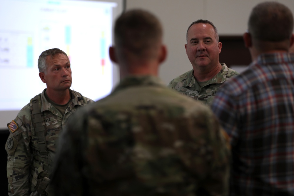 Brig. General Steven Turner visits Ft. Cavazos to validate training done at XCTC
