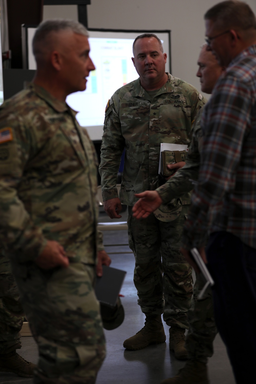 Brig. General Steven Turner visits Ft. Cavazos to validate training done at XCTC
