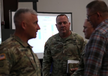 Brig. General Steven Turner visits Ft. Cavazos to validate training done at XCTC