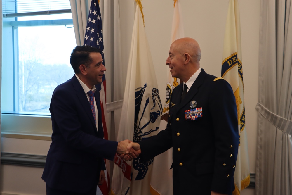 US Army CIO Leo Garciga and NATO SACT Lavigne